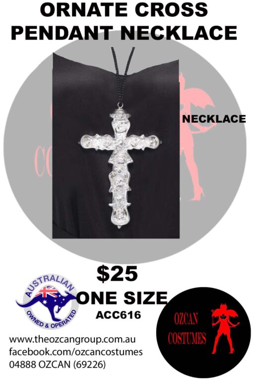 ORNATE CROSS PENDANT