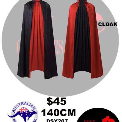 REVERSIBLE VAMPIRE CLOAK