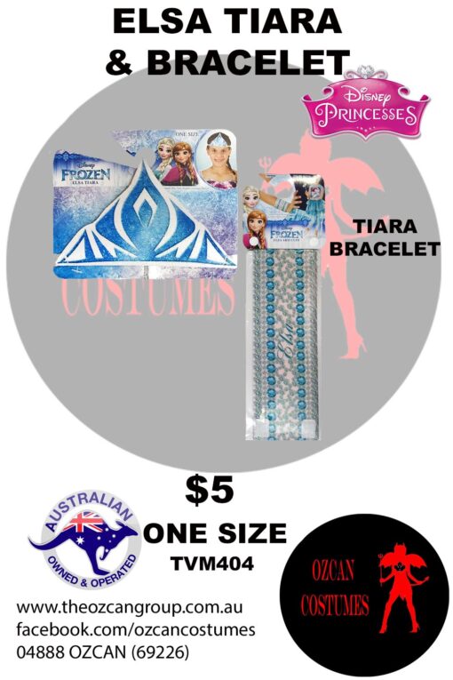 ELSA TIARA AND BRACELET